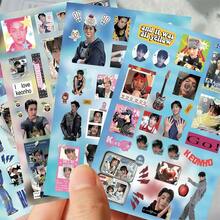 8Sheets Boy Group Stickers, Idol Portrait Decals For Fans Collection & Daily DIY Decor - 8PCS - View 10
