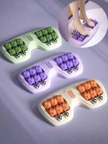 1pc Foot Massager - Foot Massage Roller, Suitable For Foot Massage, Relieve Foot Fatigue, Dual Foot Massage, Soothe Stress, Portable Massage Tool, Suitable For Home And Office Use - Multicolor - View 2