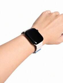 1件中性矽膠磁吸式錶帶，兼容 ，適用 42mm、38mm、40mm、41mm、44mm、45mm、46mm、49mm 尺寸，時尚智慧手錶替換錶帶，適用 Ultra2、Ultra SE2、SE 11、10、9、8、7、6、5、4、3、2、1 系列，可作為學生返校禮物 - 彩色 - 查看 3