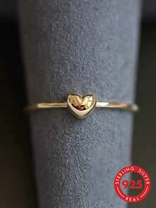 Cincin Tunggal Halus - Yellow Gold - View 1