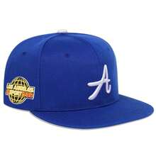 1 gorra de béisbol casual para protección solar de los hombres bordada con letras y números para la vida diaria en la calle - Azul - Ver 6
