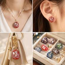 1pc Asymmetrical Earring Stud Pendant Keychain Silicone Mold, Epoxy Resin Casting Mold, Suitable For Jewelry Accessories, Keychain, Pendant Making, Perfect For Handmade Crafts, Easy Demolding And Reusable - Silicone Mold - View 4