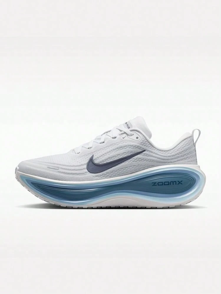 Men's NIKE VOMERO PLUS Running Shoes Low-Top HV8150-111 - Blue and White - View 1