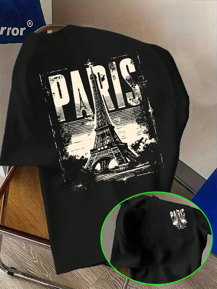 Men Outdoor Tees & Tanks - 黑色 - 查看 1