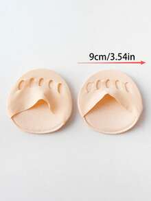 Comfortable Women Breathable Toe Leg Warmers With Five-Hole Toe Separators To Prevent Friction Sweat-Wicking Anti-Slip Insoles For Office Lady Dancers And Commuters Invisible Half-Toe Leg Ideal For Outdoor Walk Wedding Party Daily Wear - Multicolor - View 12