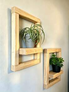 Wall Plant Holder, Wall Decor, Plant Holder, Flower Display, Wall Shelf, Potted Plant Holder - Multicolor - View 6