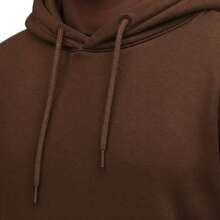 Relaxed Kangaroo Hoodie With Soft Warm Hood - Coffee Brown - View 4