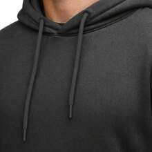 Relaxed Kangaroo Hoodie Sweatshirt, Soft And Warm - Dark Grey - View 4