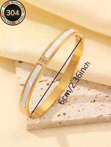 18k Gold Plated Women's Luxury Minimalist Pointed Flower Bracelet & Bangle Set, Stackable, 304 Stainless Steel Long-Lasting Color, Suitable For Daily Commute, Street Shopping, Bar Nightclub Dancing, Birthday Party, Christmas Holiday Gift And Other Occasions - Gold - View 13