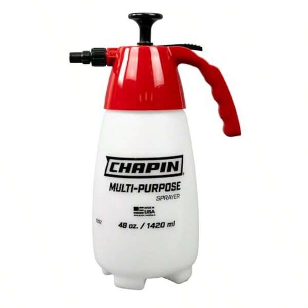 Chapin 1002 Handheld Pump Sprayer, , Multi‑Purpose, Lawn And Garden, Translucent Poly Tank, Wide‑Mouth Opening, Adjustable Cone Nozzle And Anti‑Clog Filter For , Fertilizer And Pest Applications