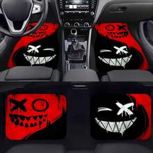Juego de Alfombrillas para Coche de Fantasma de Anime de Halloween: 2 piezas/4 piezas, Duradero Antideslizante Fácil de Limpiar, Adecuado para Todos los Modelos de Coche - A - Ver 11