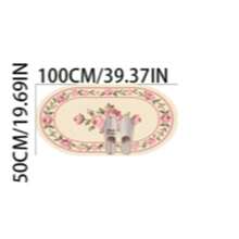 1pc Pink Floral Rug, Cute, Cozy, Thickened Carpet, Plush Rug, Autumn/Winter Rug, Decorative Rug, Bedroom Decor, Small Rug, Carpet, Home Decor, Living Room Rug, Living Room Small Rug, Bedroom Rug - Multicolor 1 - View 12