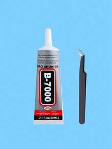 15/50/110ml B7000 Rhinestone Glue With Fine Tip Nozzle & Tweezers Set For Jewelry Inlay, Earrings, Pendants, Brooches, Jewelry Repair, Headwear & Wood Craft Bonding - 7000 - View 13