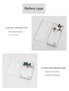1件 10m/5m/1m LED彩色串燈，電池供電，適用於室內臥室、客廳、婚禮、派對、花園、節日慶祝裝飾 - A - 查看 9