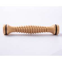 Wooden Foot Roller Massager, Wood Therapy Tool, Wooden Reflexology Tool, Foot Roller For Plantar Fasciitis And Neuropathy, Relieve Foot Pain, Wood Therapy Massage, Muscle Relaxation Roller Massage Stick - Apricot - View 7
