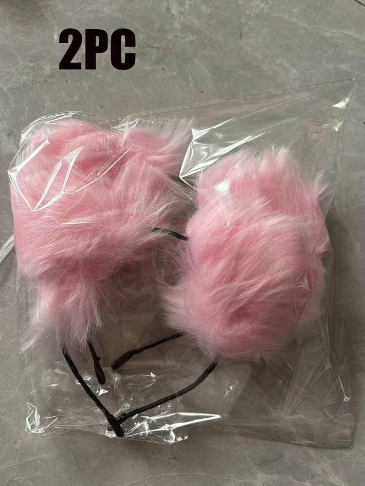 Nuevo conjunto de orejas de zorro de peluche viral, poses móviles, accesorios de cosplay - Añade 11