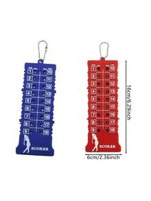 Portable Golf Score Counter Scoreboard With Key Chain Golf Scoreboard Strip Integrator Golf Stroke Counter 18 Hole Scoreboard For Golf Training Competition For Recreational Golfers And Sports Enthusiasts Gifts For Golf Lovers Golf Accessories - Multicolor - View 11