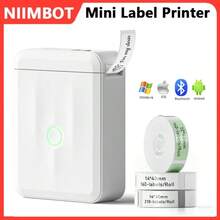 NIIMBOT D110 Mesin Pembuat Label Mini Versi Terbaru dengan Pita, Printer Termal Bluetooth Portabel, Mesin Label Stiker Multi-Templat, Cocok untuk Organisasi Kantor, Dapur Rumah, Sekolah, Putih - MultiWarna - View 1
