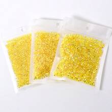 ICIQ 3 Packs 3-5mm 6000pcs Resin Crystal Rhinestones, Suitable For Crafts, Clothing And Fabric, Royal Blue Flat Back Gemstones, Deep Blue Flat Back Artificial Crystals, Mixed Sizes Bulk, Non-Hot Melt, Handmade DIY Phone Case - Set - View 25