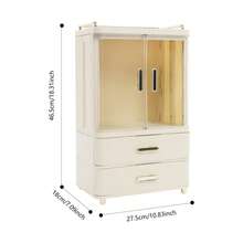 YUNRUX Makeup Storage Organizer, Cosmetic Organizer, Makeup Storage Organizer With Drawers - C - 查看 2