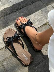 Women's Summer Shoes, Comfortable Women's Summer Sandals, Women's Summer Sandals, Women's Sandals, Women's Slippers, Summer Slippers, Women's Slippers, Summer Footwear, Black Slippers, Black Sandals - Black - View 1