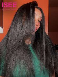 ISEE HAIR Wear Go 無膠黏捲直髮 HD 7*5 蕾絲假髮 180% 密度 8-16 吋波波頭 18-30 吋 自然色 真人髮 預剪蕾絲 預拔髮際線 女用日常佩戴 - SNatural - 查看 2