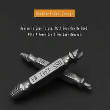 6Pcs Premium Plated Screw Extractor Set, Durable High Speed Steel Bolt Remover For Rusted Stripped Fasteners Home Maintenance - 6pcs - View 11