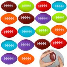 1/6/12pcs Football Gyroscope, Desktop Toy Birthday Party Gift Treasure Classroom Gift, Party Favor (Random Color) - Multicolor - View 5