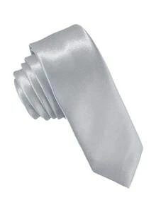 1/2pcs Solid Color Versatile Narrow Hand-Tied Tie, Simple Retro Style Tie - Multicolor - View 7