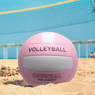 Ballon de volley standard, matériau PU épaissi, design imperméable et anti-explosion, durable pour les sports d'intérieur et d'extérieur, unisexe