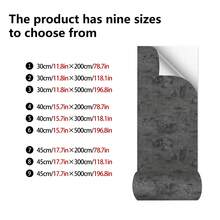 OUTANA 1pc/2pcs Thickened Home & Living Cement Texture Wallpaper, Home Decor, Matte PVC Surface, Waterproof, Easy To Clean, Removable Wall Decor Sticker, Suitable For Cabinets, Desks, Chairs, Room Background Wall Renovation, Home Decor Self-Adhesive Wallpaper, Decoration Sticker, Peel And Stick Wall Panel, Wallpaper, Spring Decor, Refresh Your Home, Rama Decorative Sticker, Birthday Graduation Gift - Multiple Styles - View 3