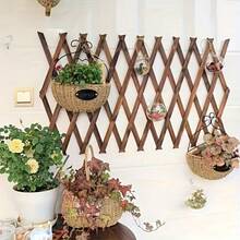 2 Pack Expandable Wooden Plant Trellis, Adjustable Garden Lattice Fence - View 6
