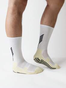 10 Pairs Men's Soccer Socks - Non-Slip Grip, Anti-Slip Cushioning Sports Socks, Suitable For Soccer, Training And Gym - Multicolor - View 7