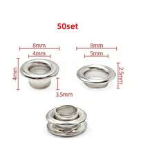 10/30/50 Set Metal Eyelet With Washer Grommet Ring Air Hole Rivet For Leather Bag Shoes Belt Cap Clothes - A - View 64