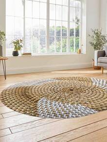Digitally Printed Non-Slip Washable Runner And Area Rug Living Room Carpet, Modern Design | Modern, Scandinavian, Bohemian And Classic Styles | 100% Polyester - Grey - View 8