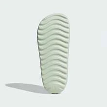 Adidas 春夏中性情侶時尚極簡運動休閒拖鞋 JQ7459 - 亞麻綠 - 查看 4
