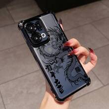 [Mexico - shipped within 24 hours]Apple 17 16 15 promax  22 23 24 25 26 Ultra GalaxyEstuche Creativo y Lujoso de Dragón Chino para OPPO Reno 14, 14F, 13F, 12F, 11F, 13, 12, 11, F Pro, 4G, 5G con Marco Electroplateado - Cubierta Trasera Transparente Anticaídas - 1 unidad - Ver 5