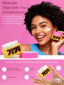 Crema facial antienvejecimiento hidratante con NAD+, contiene 5x ácido hialurónico, fórmula pura, cuidado diario de la piel, regalo del Día de la Madre, regalo de vacaciones, regalo de cumpleaños, regalo para mujeres - Hyaluronic Acid - Ver 5