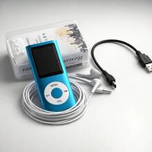 1台可攜式MP3/MP4播放器,支援128GB可擴充儲存,無損音訊(MP3/WMA/FLAC/APE)與影片播放,內建電子書閱讀器、照片與影片瀏覽器,配備LCD螢幕與合金機身,適合音樂、閱讀、旅行與離線使用,理想聖誕禮物,不含SD卡 - 查看 8