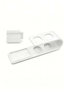 Porte-brosse à dents & Presse-dentifrice, Organisateur de comptoir de salle de bain, Support de rangement pour brosse à dents, Accessoires de salle de bain, Solution de rangement idéale pour la salle de bain de la maison - Multicolore - Voir 10