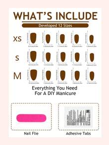 24pcs Short Almond Shaped Fake Nails, Blue French Water Ripple, Yellow Mermaid 3D Flower, Gold Starfish And Other Cute Patterns, Acrylic Material, Press-On Nails, Suitable For Women's Daily, Dating, Party And Other Occasions - Multicolor - View 4