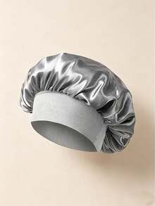 1 pieza Gorro de dormir para hombres, hecho de material de satén liso de unicolor con ala ancha y elástico, adecuado para hombres y mujeres, proporciona una experiencia de uso casual y cómoda. Se puede usar como gorro de dormir o gorro de protección para el cabello. - Multicolor - Ver 11