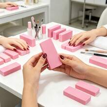 5PCS Sponge Nail Polishing Buffing Blocks, Double-Sided Nail Polishing Buffing Files, Washable, Nail And Foot Care Surface Polishing Tool, Suitable For Salon DIY Nail Art - Multicolor - View 8