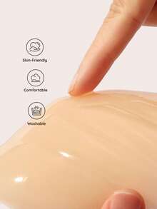Lignisse Women's Silicone Sticky Bra, Invisible Straps Design, Backless, Strapless Seamless Adhesive Bra Suitable For Wedding Dress, - Multicolor - View 5
