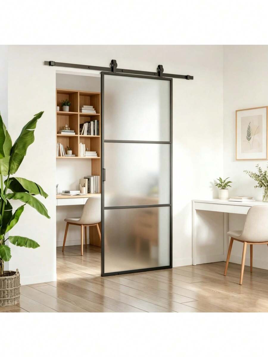 Sliding Door With Hardware Kit - as Pic - View 1