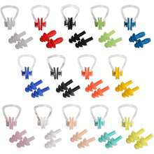 Silicone Nose Clip And Earplug Set, 3-Piece Waterproof Ear And Nose Protector, Suitable For Adults, Diving, Surfing, Beginner Water Sports Accessories - A - View 13