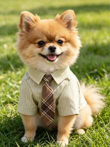 Summer Lightweight Breathable Pet Shirt, Button-Up Casual Boy Dog T-Shirt, Soft Pet Outfit, Suitable For Small Dogs And Cats - Multicolor - View 6