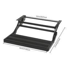 YUNRUX RV Step Manual Step Caravan/Trailer Folding Single Step Staircase 200kg - A - View 2