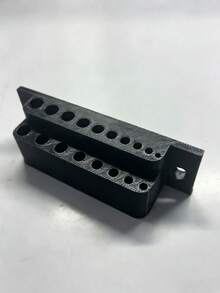 18格六角扳手與星形扳手收納架，壁掛式3D列印塑膠工具整理架，耐用內六角扳手儲物架，省空間工具架，適用車庫、工作室、居家DIY項目，多色可選，隨機發貨 - 扳手支架 - 查看 8