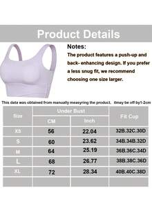 Yoga Tank Tops Breathable Sports Bra With Shockproof And Gathered Function Giving You A Beautiful Back Shape Workout Tank Gym Top - Purple - View 3